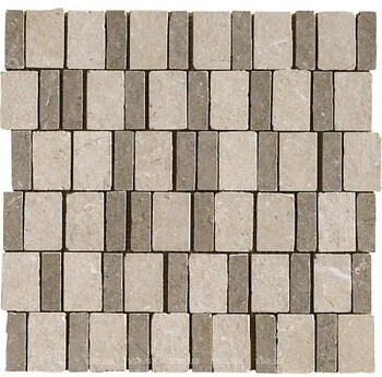 Фото Marazzi мозаїка Mystone Limestone Mosaico Taupe Mix Rett 30x30 (M8LP)