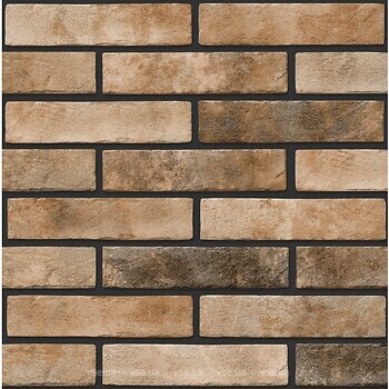 Фото Golden Tile плитка настінна Brickstyle Brick помаранчевий 6x25 (KBР010)