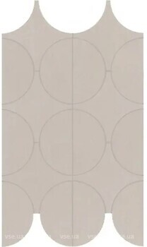 Фото Marazzi мозаїка Cementum Sand Mosaico Cerchi 23.8x41.4 (M9Y0)