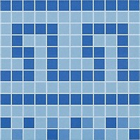 Фото Atrium плитка підлогова At.Barbados Dec. Aqua 33.3x33.3