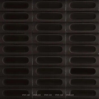 Фото Marazzi плитка настінна Confetto Savoiardo Str Nero 5x15 (MEUX)