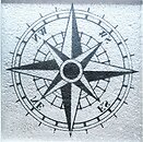 Фото Kotto Ceramica вставка Tako Compass Mirror 7.3x7.3 (GTP 73007)