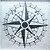 Фото Kotto Ceramica вставка Tako Compass Mirror 7.3x7.3 (GTP 73007)