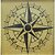 Фото Kotto Ceramica вставка Tako Compass Beige Gold 7.3x7.3 (GTP 73008)