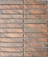 Фото Kotto Ceramica мозаїка Kit Kat K 6010 Grey Bronzed 25.2x30