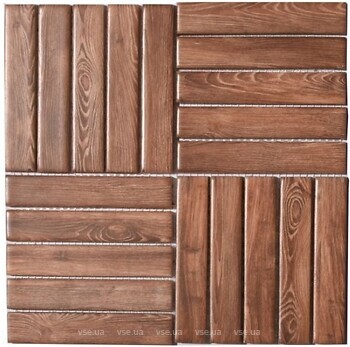 Фото Kotto Ceramica мозаїка Kit Kat X 6055 Brown 25.2x25.2