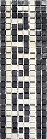 Фото Kotto Ceramica мозаїка Mosaici d'Italia MI7 K60601 Nero-Salino 9.6x28.8