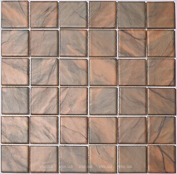 Фото Kotto Ceramica мозаїка Brick Quadrate 6011 Brown Mat 30x30