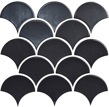 Фото Kotto Ceramica мозаїка Scales SCX 6022 Graphite Black 30x30
