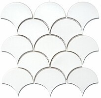Фото Kotto Ceramica мозаїка Scales SCX 6024 White 30x30