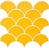 Фото Kotto Ceramica мозаїка Scales SCX 6025 Dark Yellow 30x30