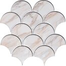 Фото Kotto Ceramica мозаїка Scales SCP 6053 Beige 27.5x28.5