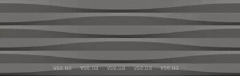 Фото TAU Ceramica плитка настінна Gobi Black Rec 16.3x51.7