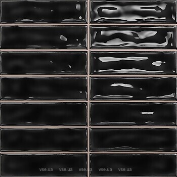 Фото Deseo Ceramica плитка настінна Sticks Black 20x20