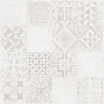 Фото Rako плитка підлогова Betonico Decor White Grey 60x60 (DAK63795)