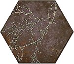 Фото Apavisa плитка Ozone G-7254 Decor Brown Hexagon 25x29