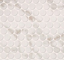 Фото FAP мозаїка Roma Calacatta Mosaico Round 29.5x32.5