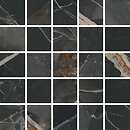 Фото Grespania мозаїка Coverlam Calacata Black Fez Black 30x30