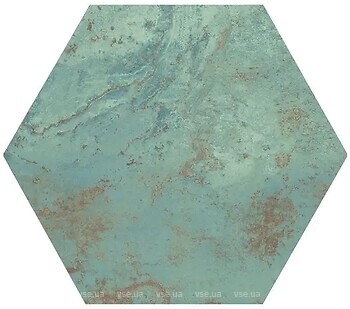 Фото Apavisa плитка Zinc Green Natural Hexagon 25x29
