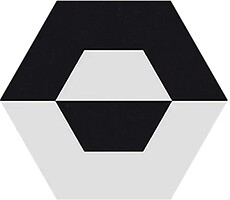 Фото Apavisa плитка Cube White Natural Hexagon 25x29