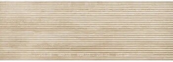 Фото Ragno ceramica плитка настінна Travertino Wall Pli Vein Beige 40x120 (Rcut)