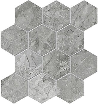 Фото Pastorelli мозаїка Sunshine Breccia Grey Esagona 8.5 mm 30x30 (P009640)