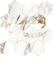 Фото Pastorelli мозаїка Sunshine Capraia White Esagona 8.5 mm 30x30 (P009638)