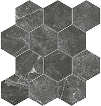 Фото Pastorelli мозаїка Sunshine Emperador Dark Esagona 8.5 mm 30x30 (P009639)