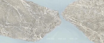 Фото Provenza Ceramiche плитка Unique Marble Decoro Ambra Moon Grey Full Lappato Rett 120x278