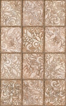 Фото Kai Group плитка настінна Jasper Print Brown GL 25x40 (4683)