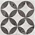Фото La Fenice декор Amazing Decoro Stars Bianco Antracite Matt 20x20