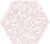 Фото Codicer 95 плитка Venice Pink Hex 22x25