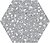 Фото Codicer 95 плитка Venice Silver Hex RD3 22x25