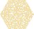 Фото Codicer 95 плитка Venice Yellow Hex 22x25