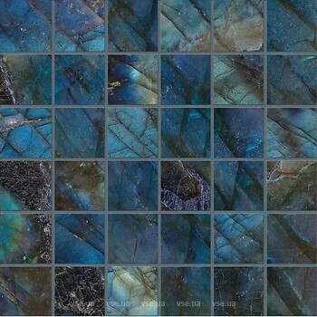 Фото Ergon мозаика Tele Di Marmo Lumia Mosaico Labradorite Full Lapp 30x30 (En9K)