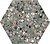 Фото WOW плитка Terrazzo Teal 36.8x32 (123384)