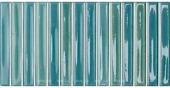 Фото WOW плитка настінна Colour Notes Bars Azur Gloss 12.5x25 (133160)