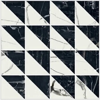 Фото Settecento мозаїка Reverse Mosaico Mix Crystal/Miroir Triangolo Lappato 30x30 (15644)