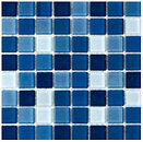 Фото Mozaico De Lux мозаїка S-MOS (B25B23B21B20B19B18) AZURO MIX 30x30