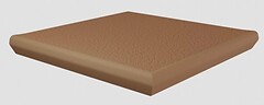 Фото Ceramika Paradyz ступень угловая с капиносом Sundown Sand 33x33