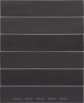 Фото Equipe Ceramicas плитка настінна Wadi Noir 6x30