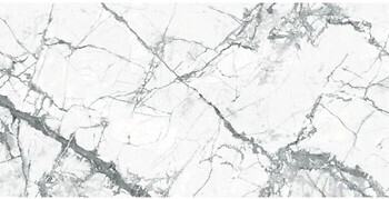 Фото Inter Cerama плитка Statuario Sugar світло сірий 60x120 (60120 209071/G)