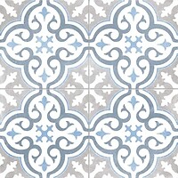 Фото Deseo Ceramica декор Hidraulico G Canterbury Blue Mat Pri 45x45