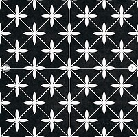 Фото Deseo Ceramica декор Hidraulicos Poole Black 45x45