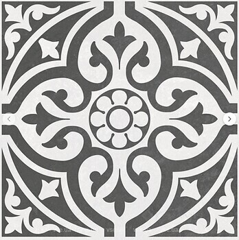 Фото Deseo Ceramica декор Hidraulicos Ronda Black 45x45