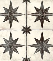 Фото Deseo Ceramica декор Hidraulicos Star Black 45x45