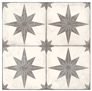Фото Deseo Ceramica декор Hidraulicos Star Grey 45x45