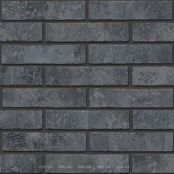 Фото Golden Tile плитка настінна Brickstyle Fino антрацит 6x25 (6FУ020)