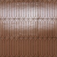 Фото Marazzi плитка Crogiolo Terramater Cotto Struttura 3D Losanga Lux 9.1x37.5 (MPM2)