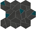 Фото Atlas Concorde мозаїка Boost Tarmac Mosaico Hex Jade Matt 25x28.5 (AN7A)